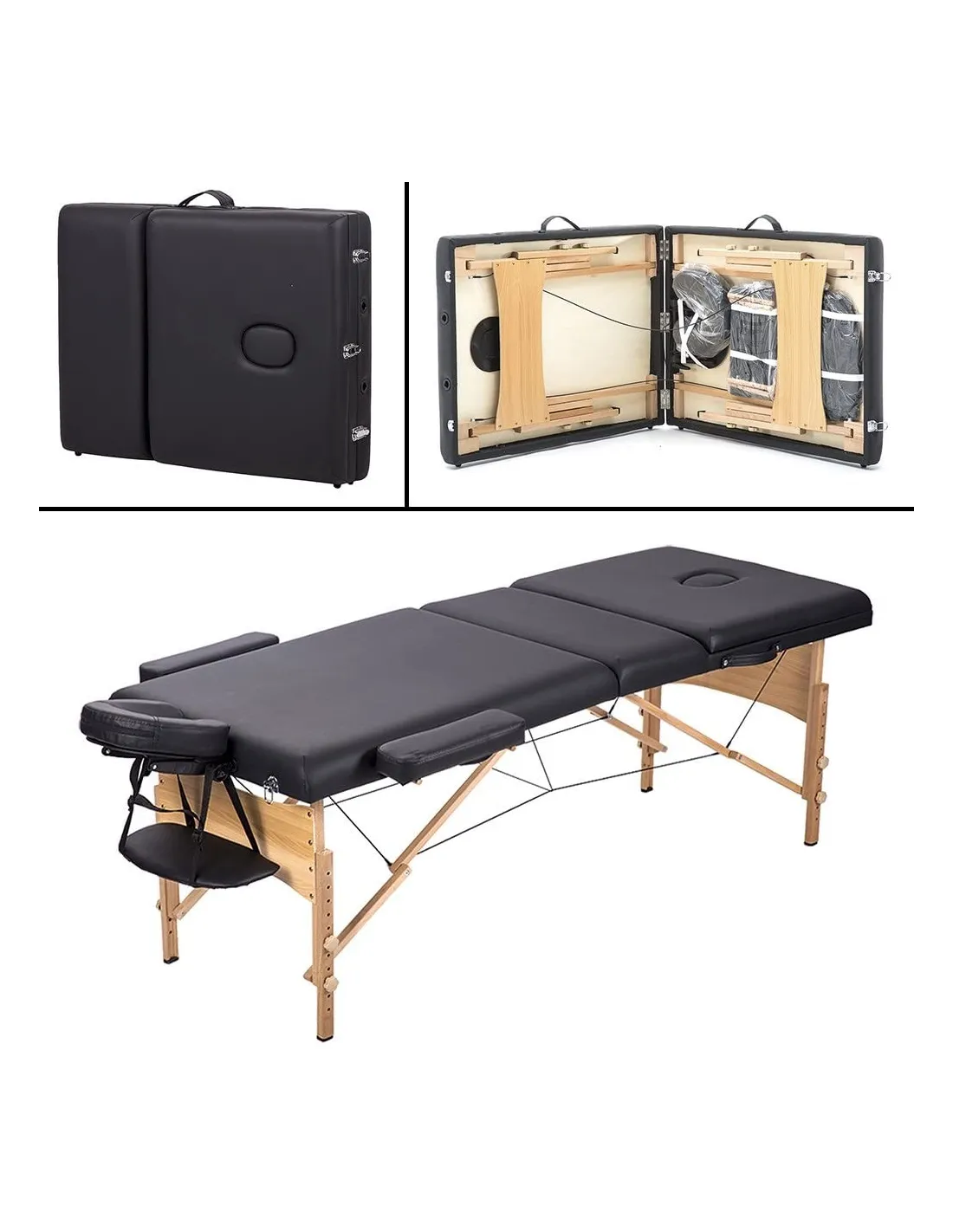 Table De Massage Pliante En Bois 